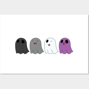 Asexual Pride Ghosts Posters and Art